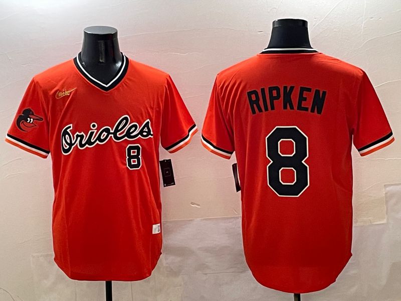 Men Baltimore Orioles #8 Ripken Orange Game Nike 2025 MLB Jersey style 4251